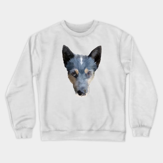 Blue Heeler / Australian Cattle Dog Crewneck Sweatshirt by ArtistsQuest